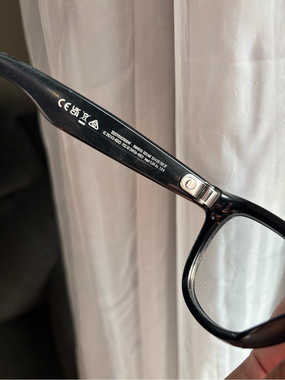 Ray-Ban Meta Skyler Gen 1 RW4010 Smart Glasses Cerulean Blue Transitions® - Picture 3 of 8